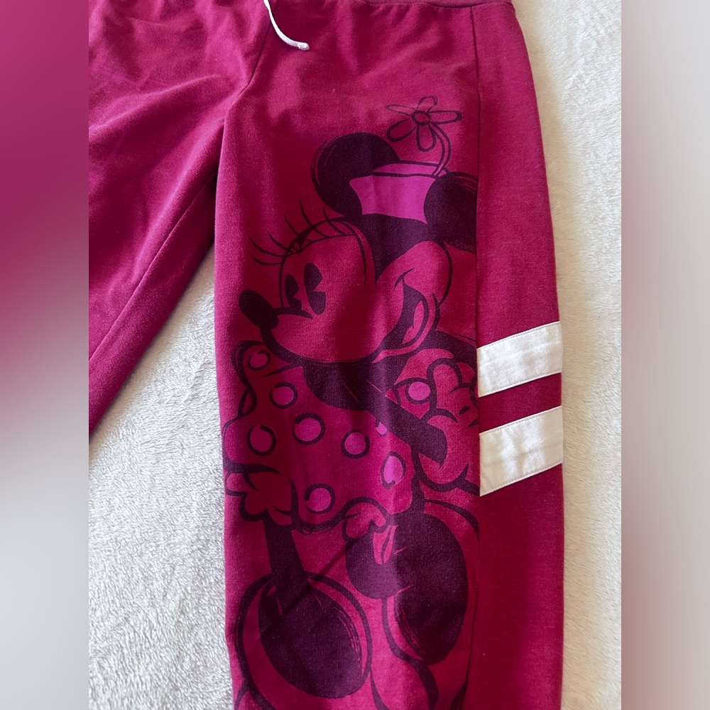 Disney Parks Minnie Mouse Cropped Sweatpants - Picture 2 of 4